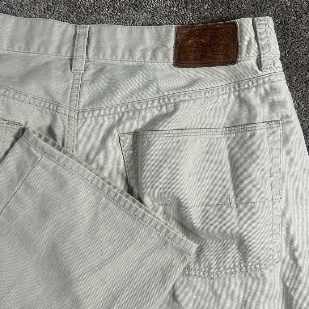 Polo Ralph Lauren Men's 650 Straight Jeans Beige 34x32 Pants RL Chino